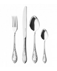 FLATWARE STAINLESS STEEL CUTLERY SET OF 48 TROIKA WOODEN GIFT BOX