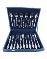 FLATWARE STAINLESS STEEL CUTLERY SET OF 24 IMPERIAL WOODEN GIFT BOX