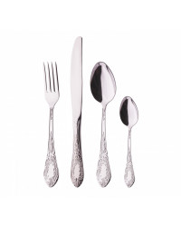 FLATWARE STAINLESS STEEL CUTLERY SET OF 48 FOREST FANTASY WOODEN GIFT BOX