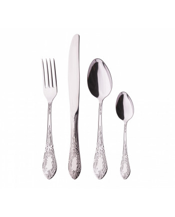 FLATWARE STAINLESS STEEL CUTLERY SET OF 48 FOREST FANTASY WOODEN GIFT BOX