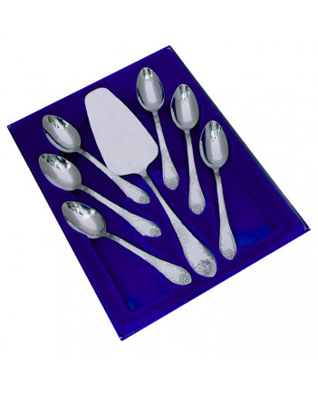 FLATWARE TEASPOON STAINLESS STEEL SET OF 7 IMPERIAL