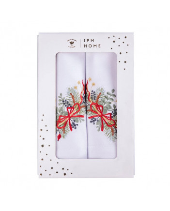 LOMONOSOV IMPERIAL NAPKINS SET 2 PC KALENDA 45x45 cm 17.7X17.7"